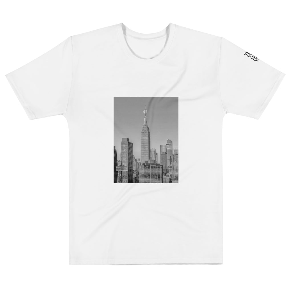 Empire States Moonset T-Shirt — White Edition Men’s cotton crew neck