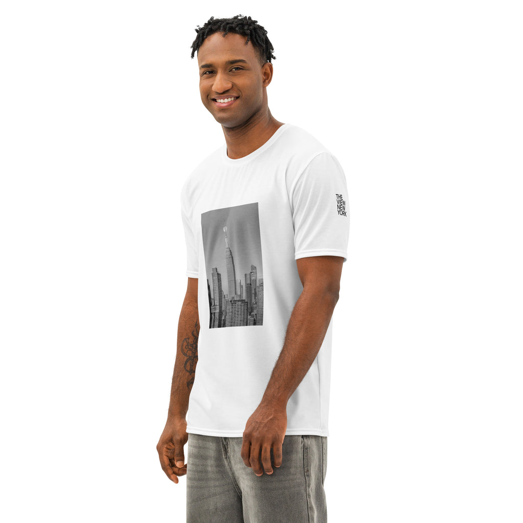 Empire States Moonset T-Shirt — White Edition Men’s cotton crew neck