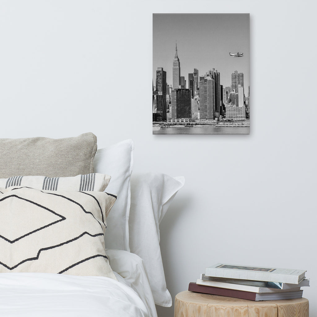 Midtown NYC Airplane — Limited Edition Canvas