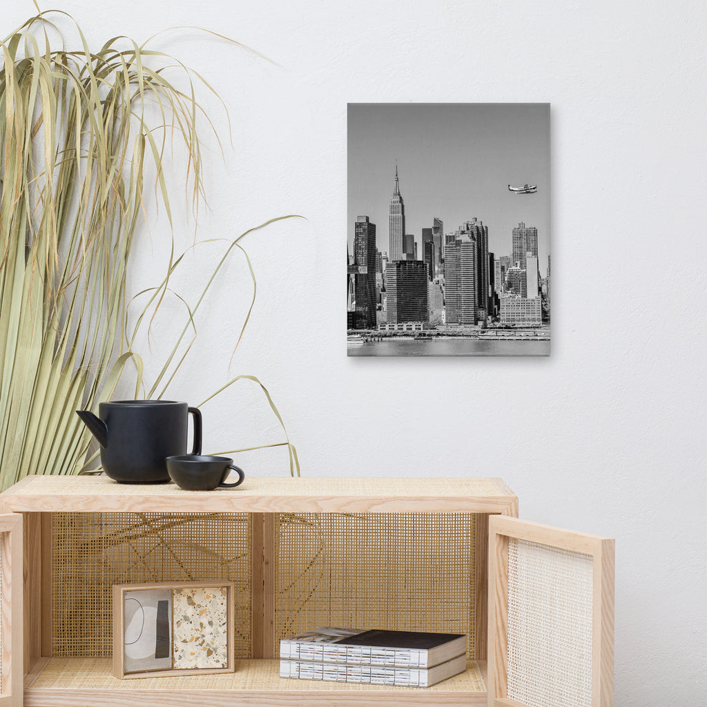 Midtown NYC Airplane — Limited Edition Canvas