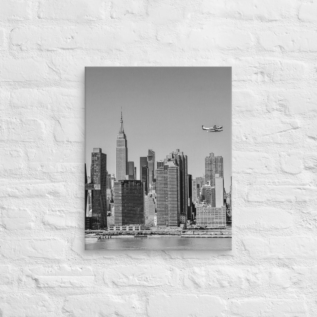 Midtown NYC Airplane — Limited Edition Canvas