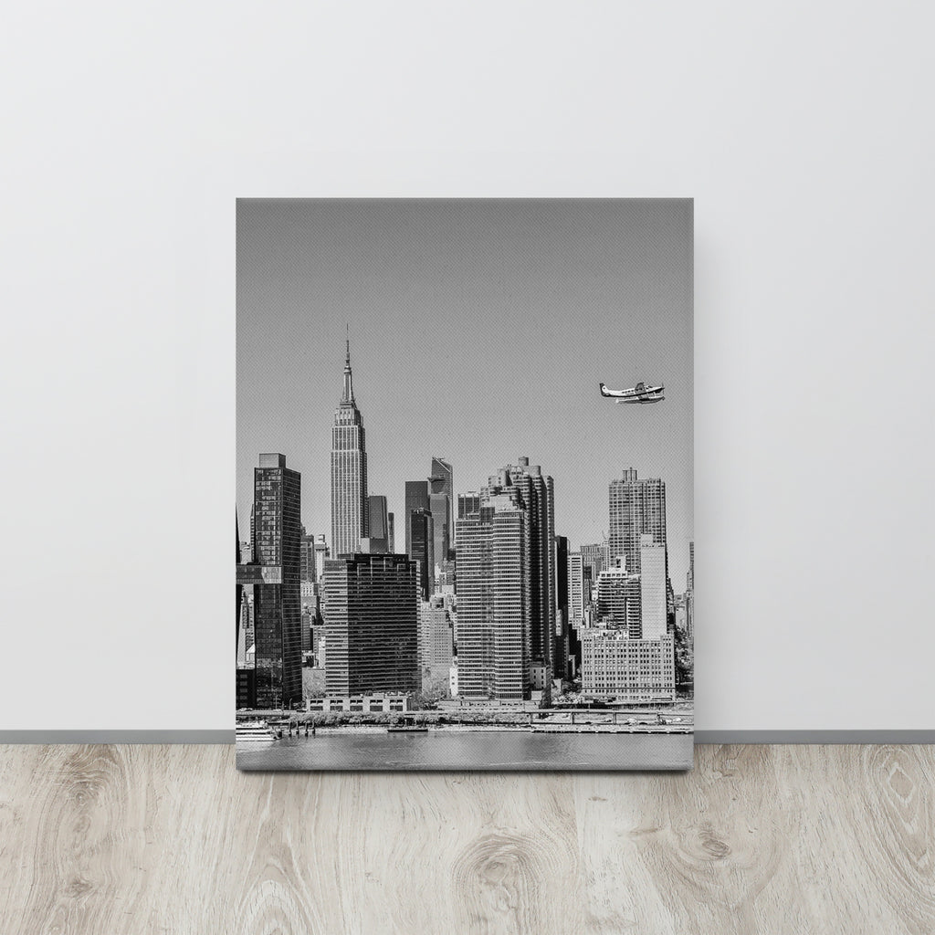 Midtown NYC Airplane — Limited Edition Canvas