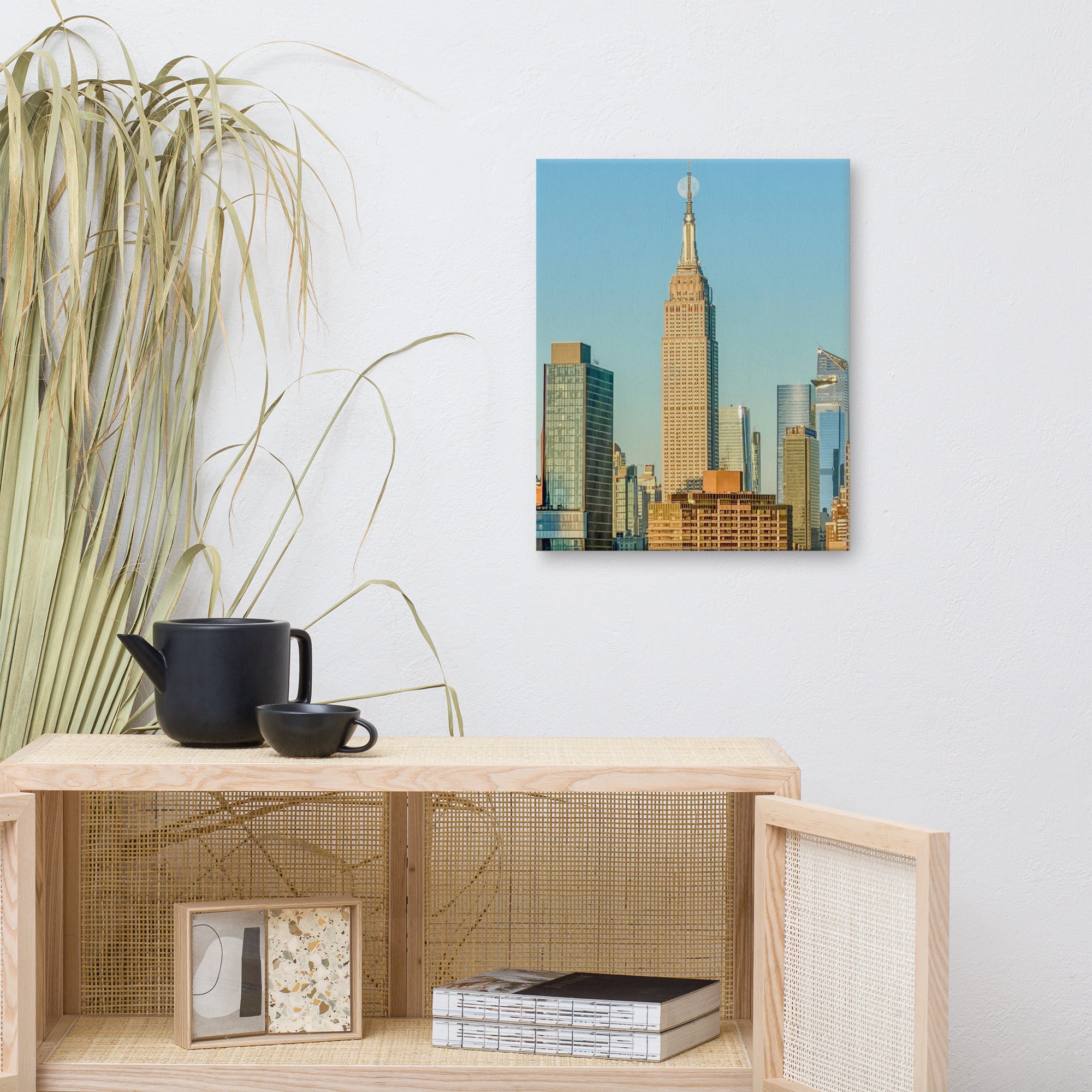 Empire States Moonset — Color Canvas