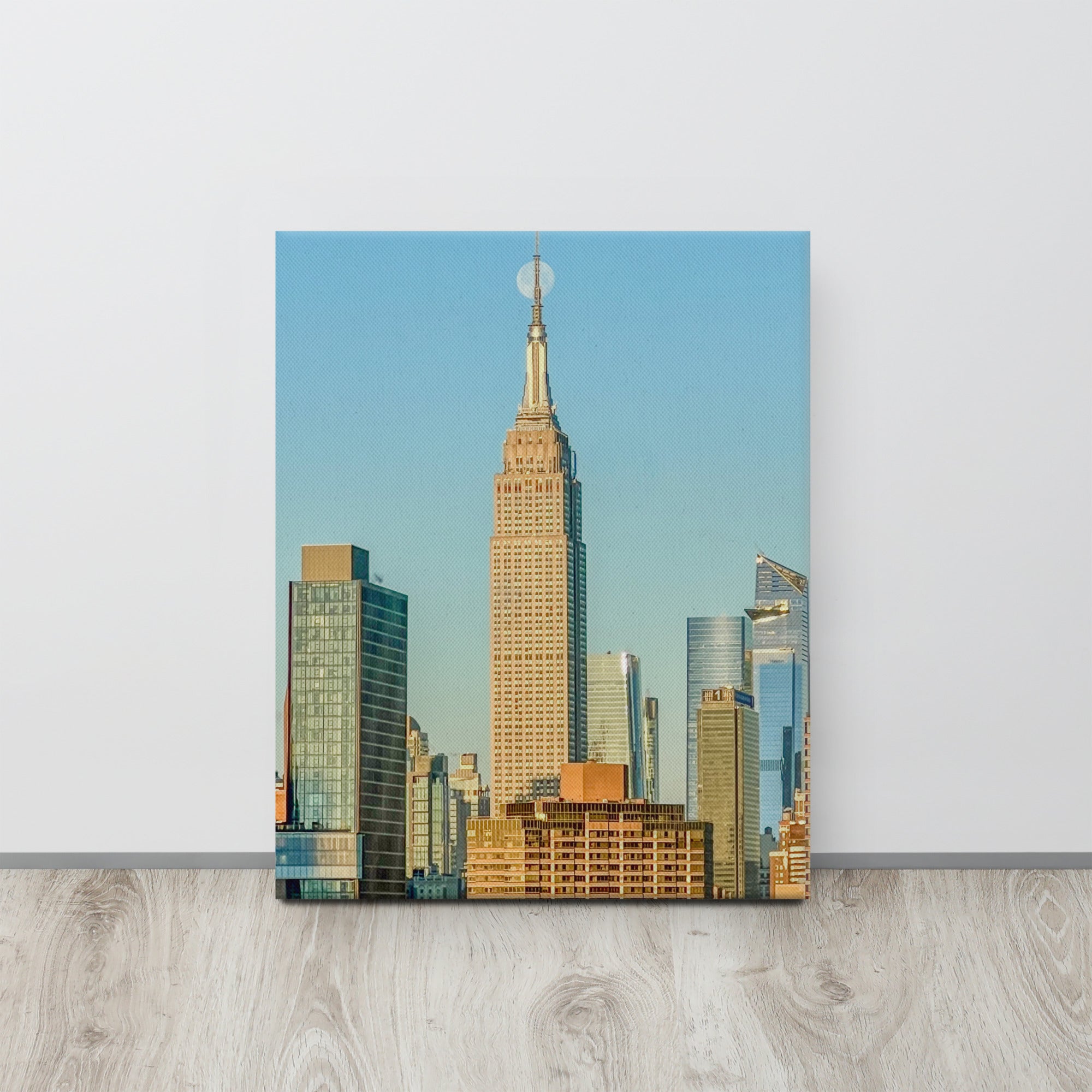Empire States Moonset — Color Canvas