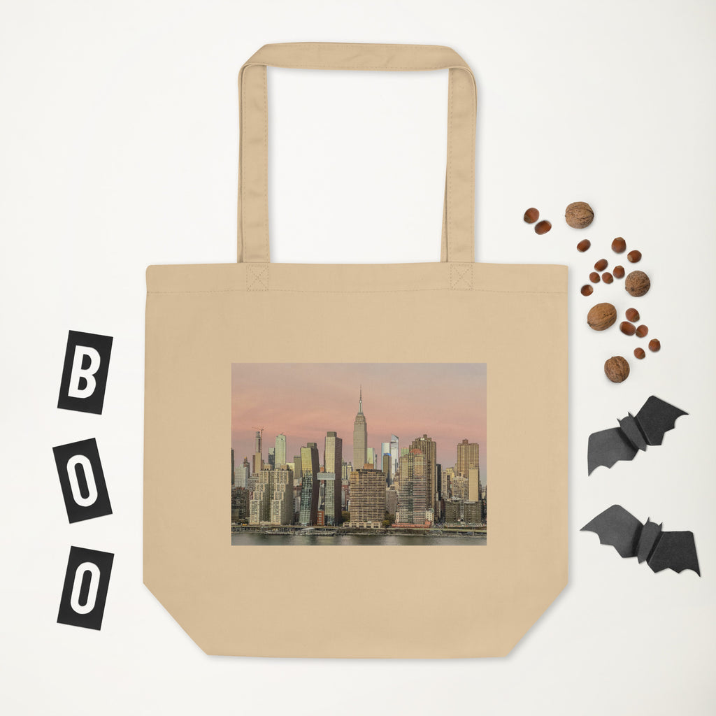 Soft Morning Skyline Eco Tote Bag — NYC Edition