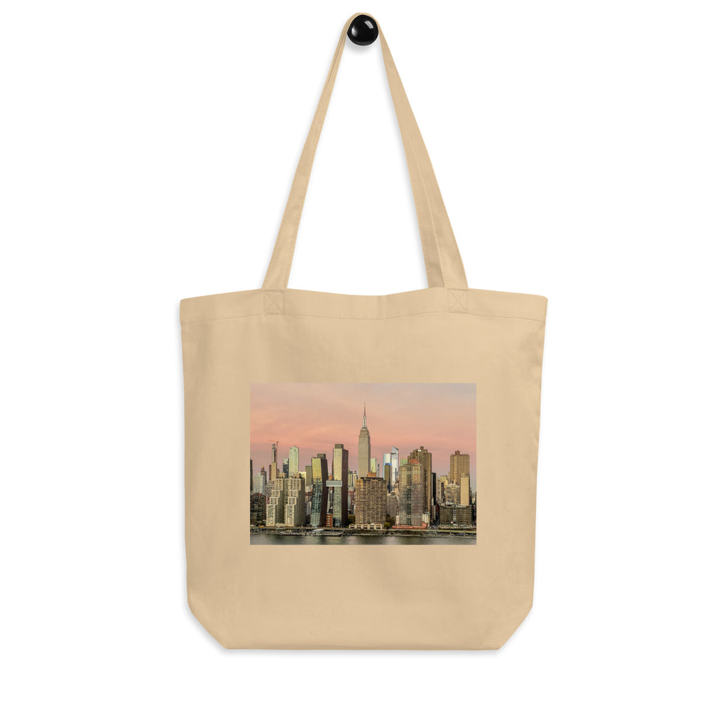 Soft Morning Skyline Eco Tote Bag — NYC Edition