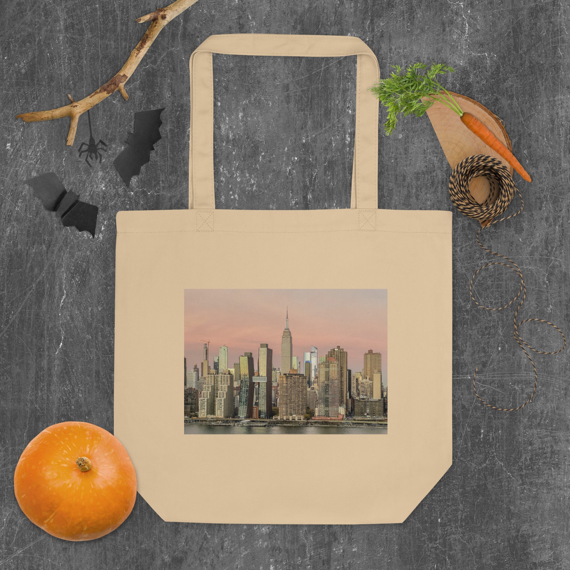 Soft Morning Skyline Eco Tote Bag — NYC Edition
